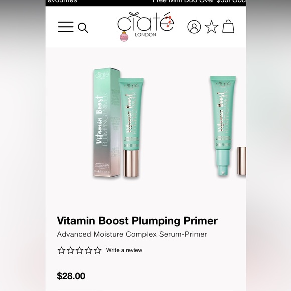 🆕CIATÉ LONDON VITAMIN BOOST PLUMPING PRIMER🆕 - Picture 5 of 10